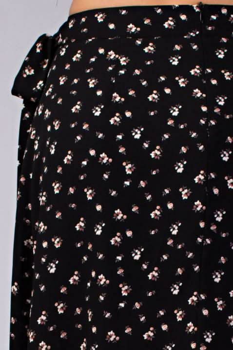 Becca Black Floral Two-Piece Midi Dress -  BohoPink