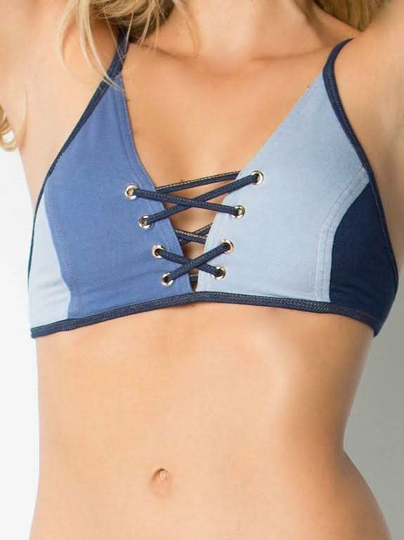 Lace Up Bikini