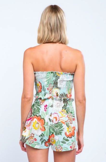 Hit The Beach White Tropical Print Two-Piece Set -  BohoPink