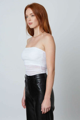 White Tube Top from Our White Crop Tops Collection