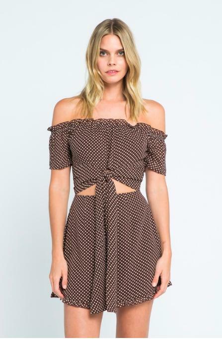 Off-the-Shoulder Mini Dress