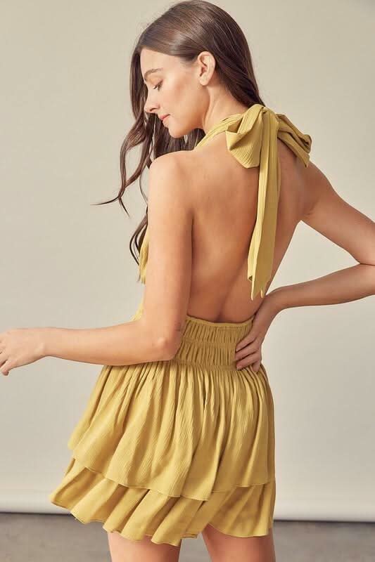 Yellow Romper Dresses
