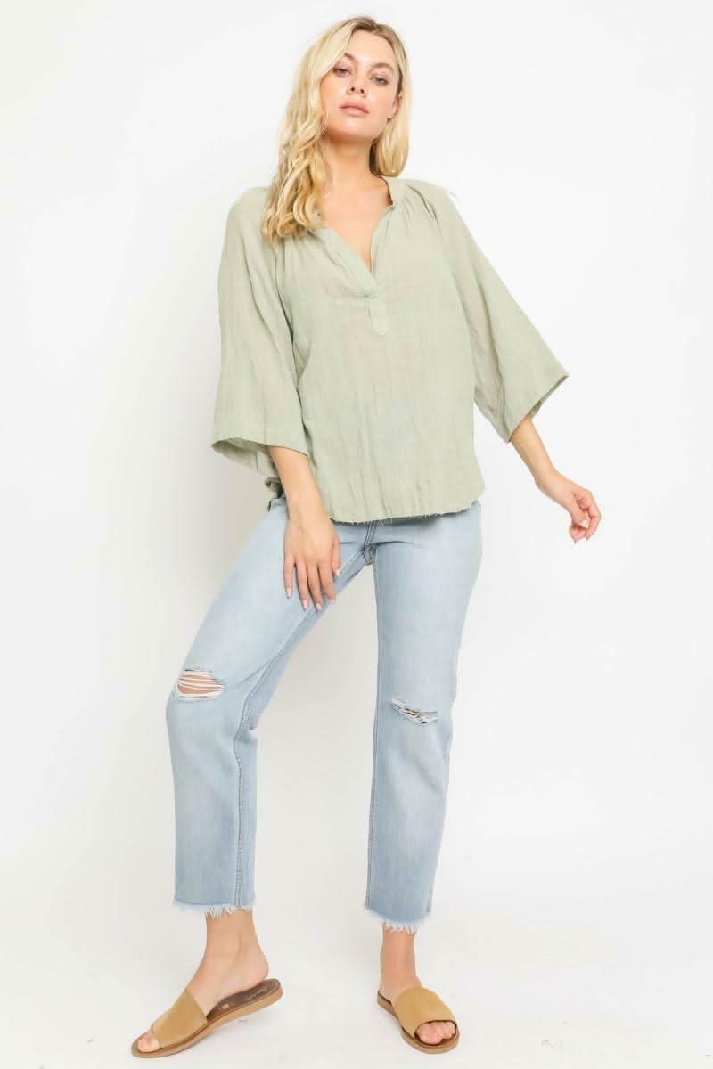 Light Green Tunic Top