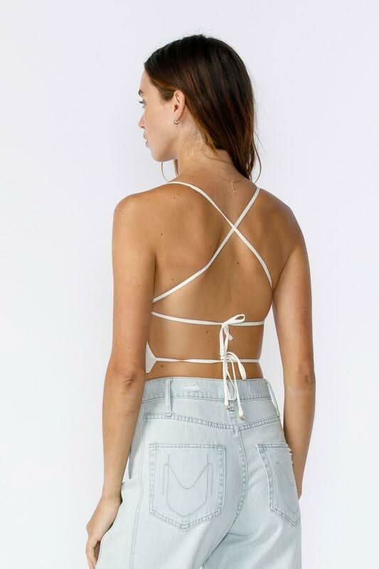 Backless Crop Tops