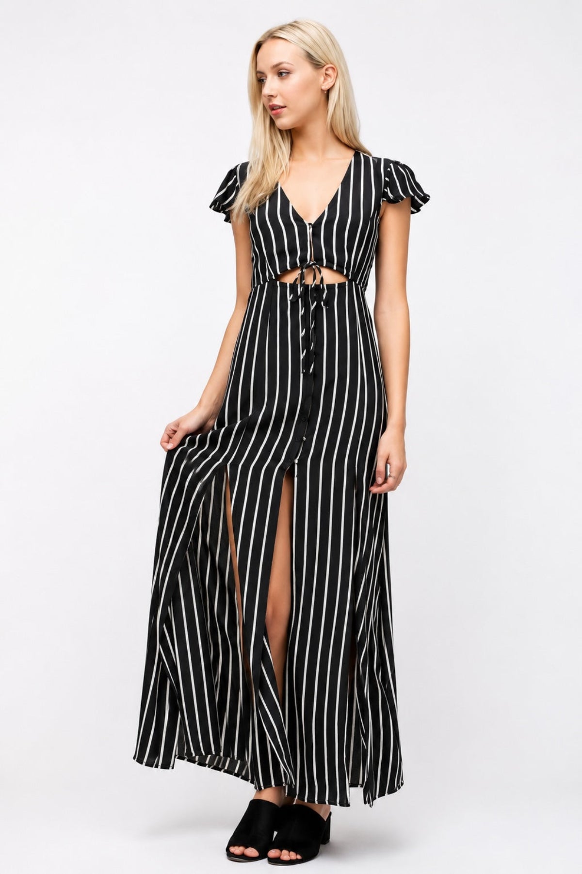 Honey Punch Striped Maxi Dress at Nordstrom Rack - Womens Maxi Dresses
