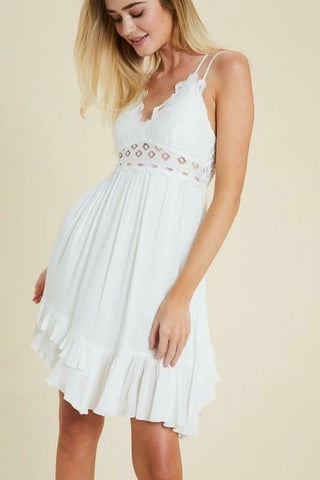 White Bralette Dress