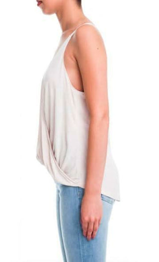 Endless Possibilities Blush Surplice Wrap Tank Top - Side View