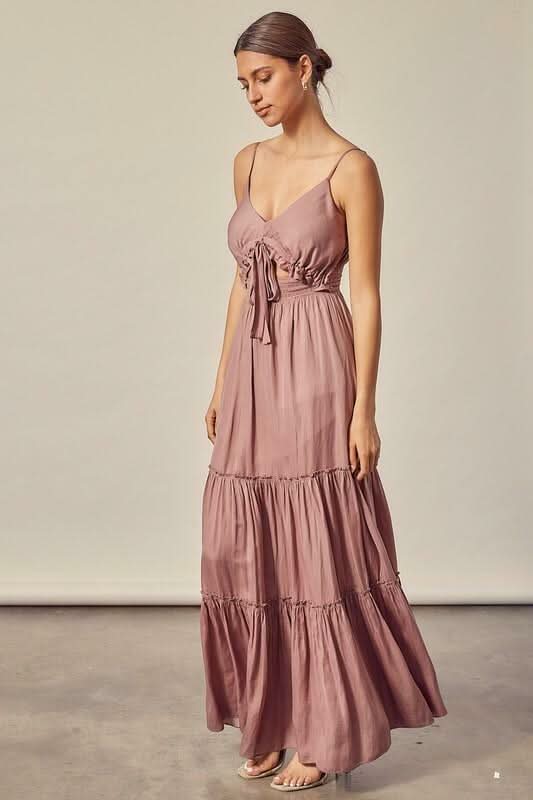 Dusty Mauve Maxi Dress - Tiered Dress - Maxi Dress | Boho Pink Dusty Mauve Maxi Dress - Tiered Dress - Maxi Dress | Boho Pink