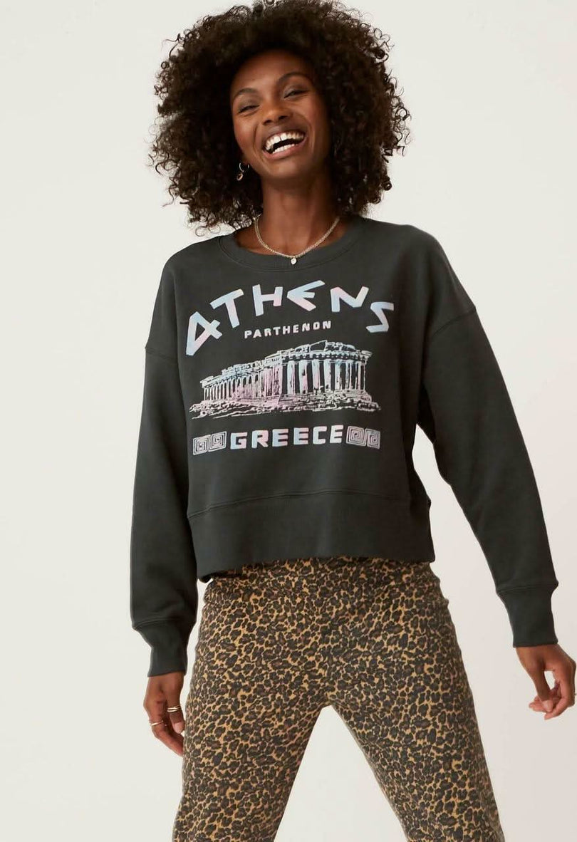 Athens Parthenon Graphic Sweatshirt