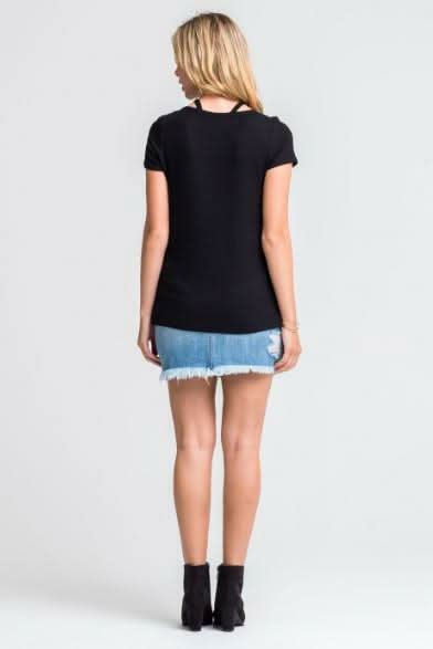 Trendy Black Tee
