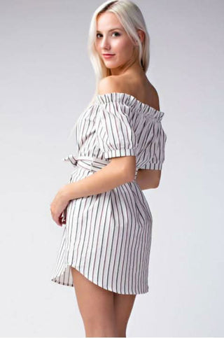 off the shoulder summer dress