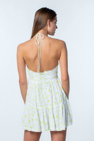 Floral preppy mini dresses