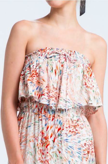 Strapless Midi Dresses