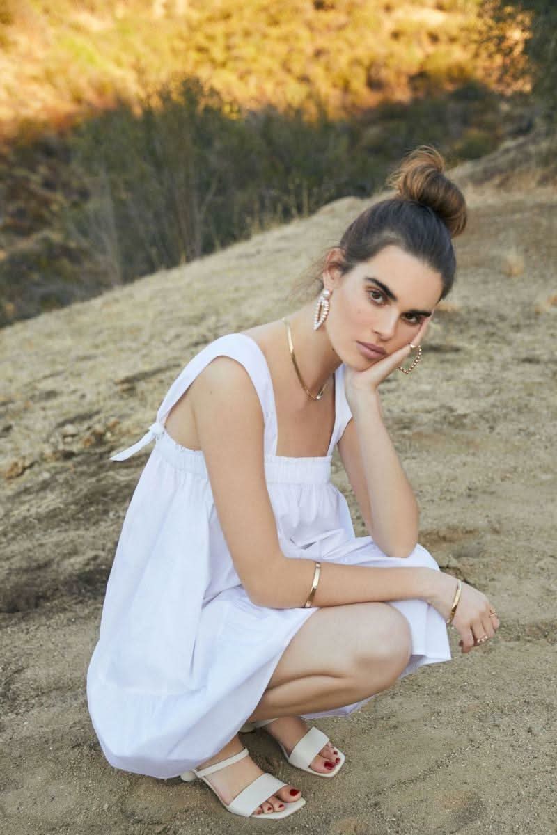 White Bohemian Dress