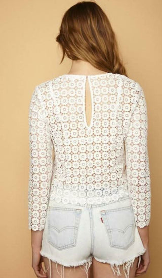 Marie Crochet Top  - Back View