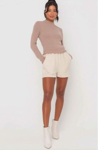Long Sleeve MockNeck Top