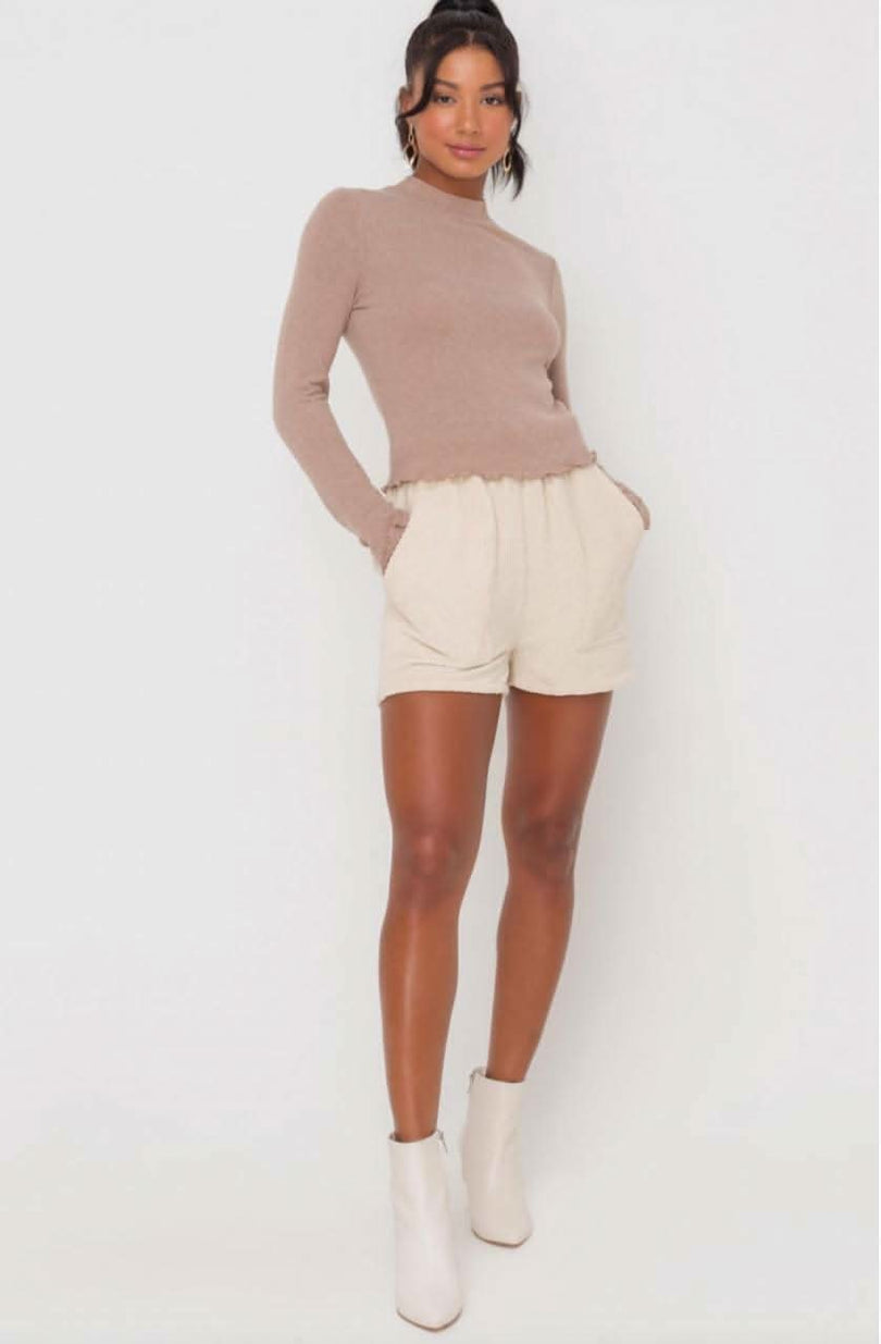 Long Sleeve MockNeck Top