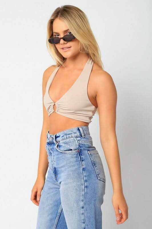 Center Ring Crop Top