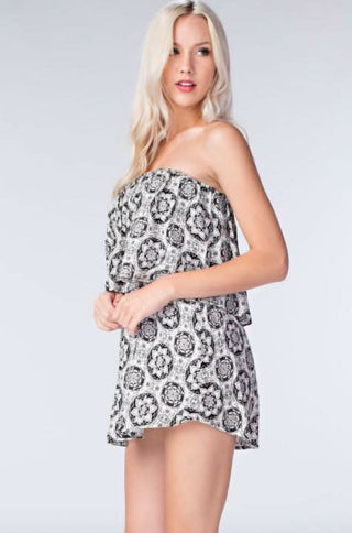 Strapless Ruffle Dresses