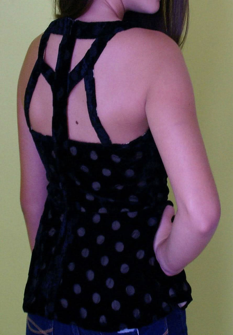 Black Dressy Velvet Top