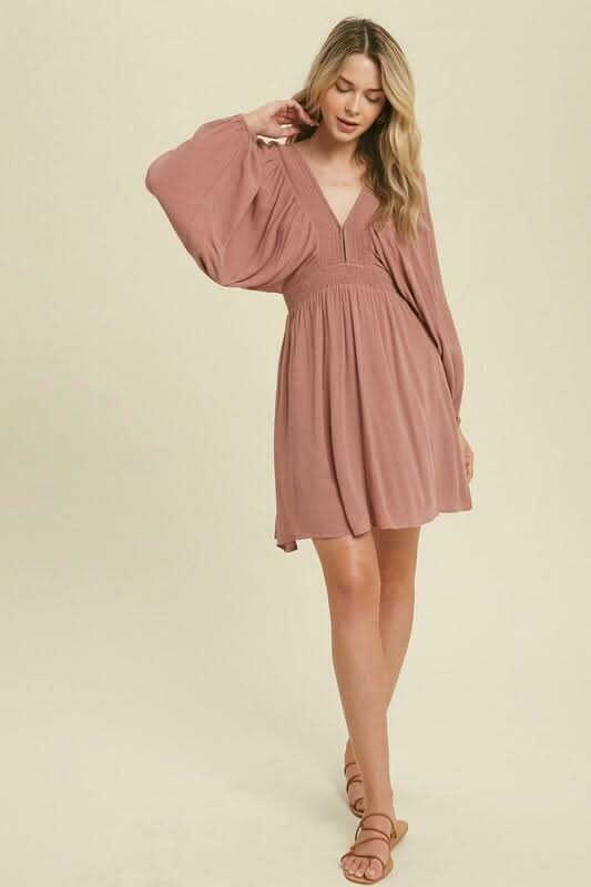 Long Sleeve Bohemian Dresses