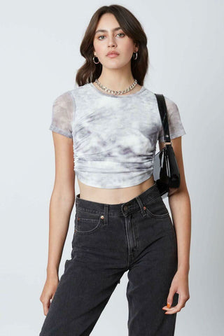 Tie-Dye Backless Top