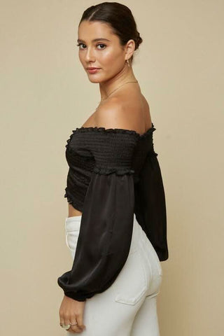 Long Sleeve Crop Tops