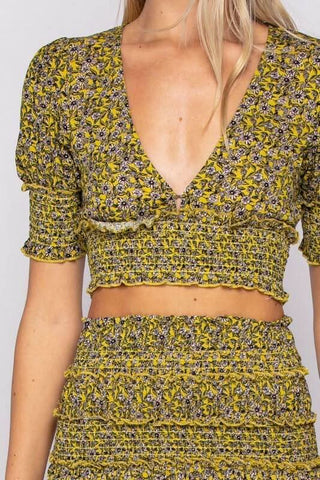 smocked mini dresses