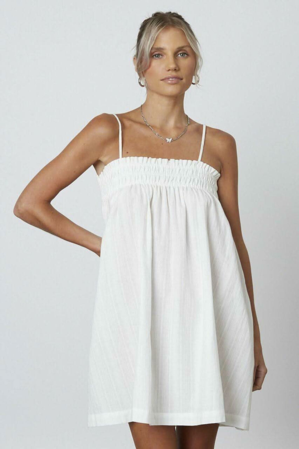 White babydoll sundress