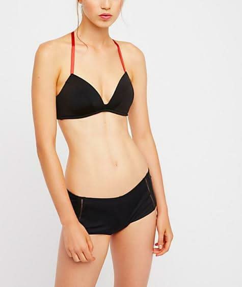 Free People Truth Or Dare Black Boyshort -  BohoPink