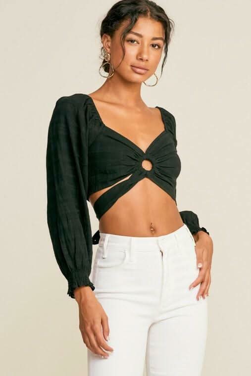 Black Crop Tops