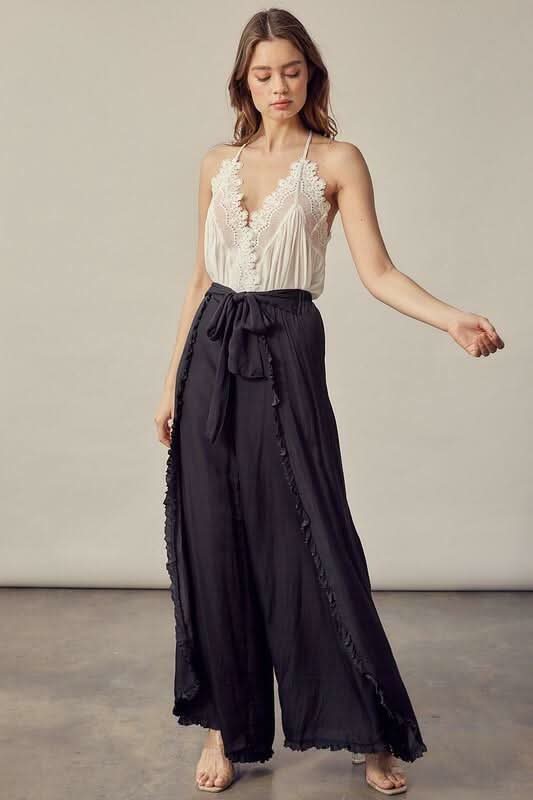 Everything Sweet White Lace Trim Tank Top -  BohoPink