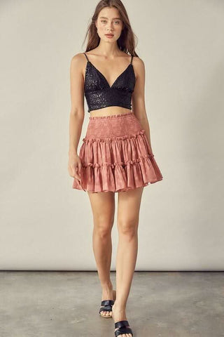 Rose Mini Skirt