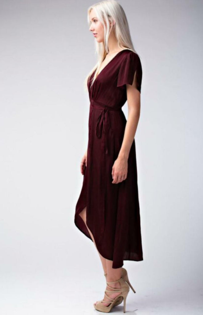 Midi Wrap Dresss