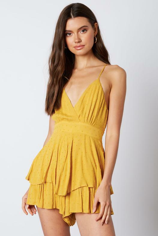 Mustard Yellow Romper