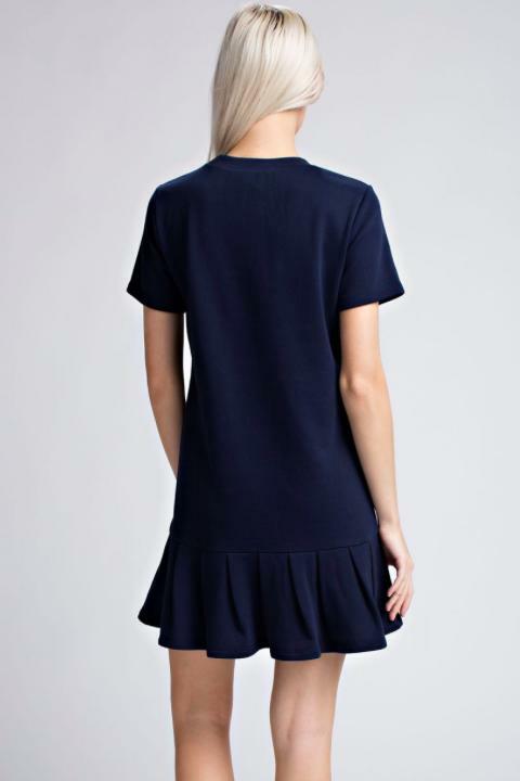 Navy Tee Shift Dress