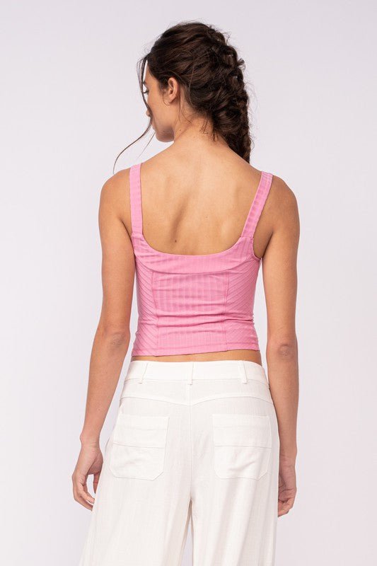 Pink Crop Top