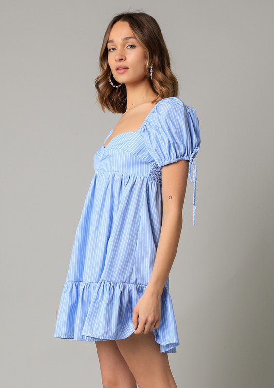 Puff Sleeve Babydoll Dresses