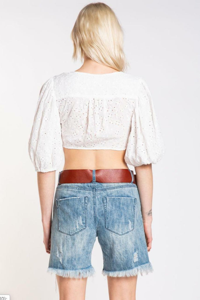 Tie-Front Crop Top