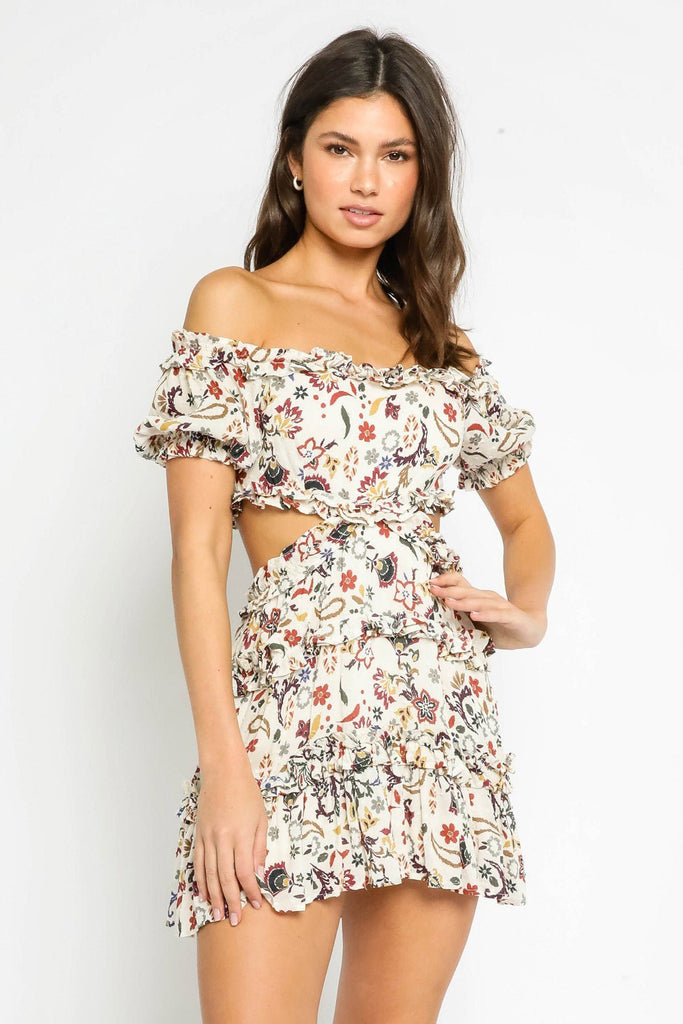 White Floral Dresses